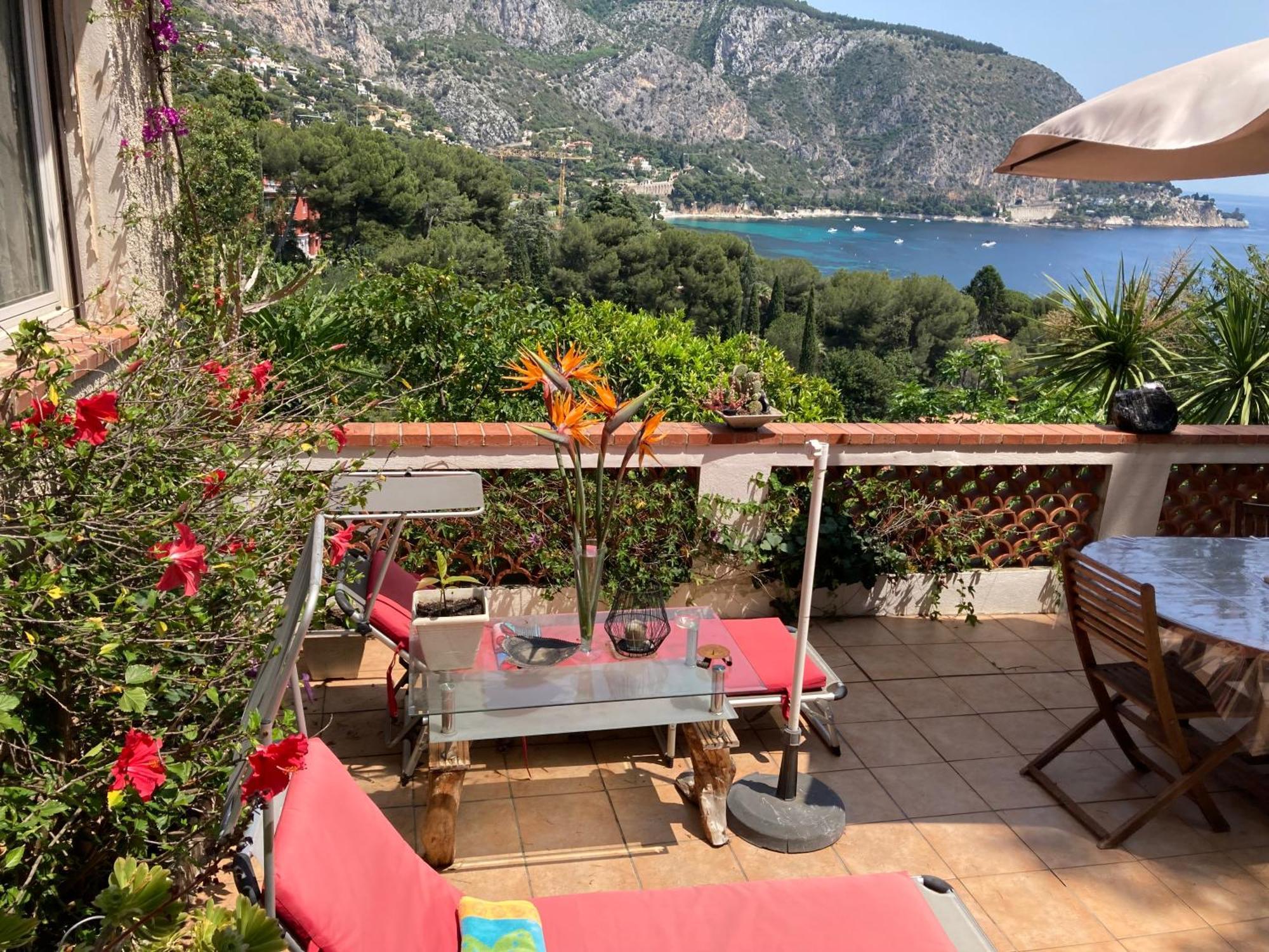 Appartement Independant Dans Villa Eze Bord De Mer Екстериор снимка